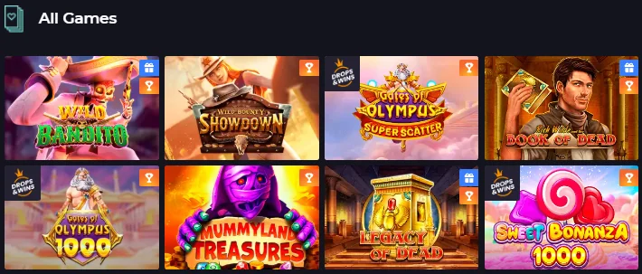 Izzi Casino games